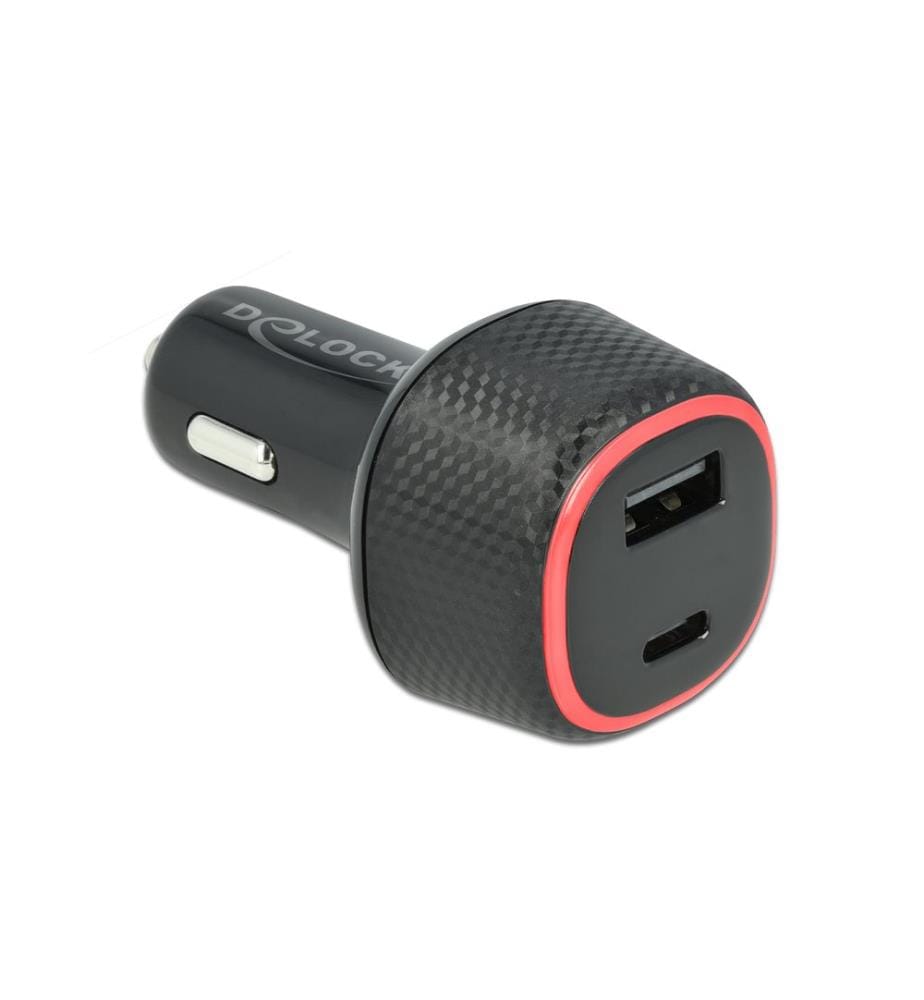 DELOCK - Autoladegerät USB Typ-A und -C PD 3.0 63 W