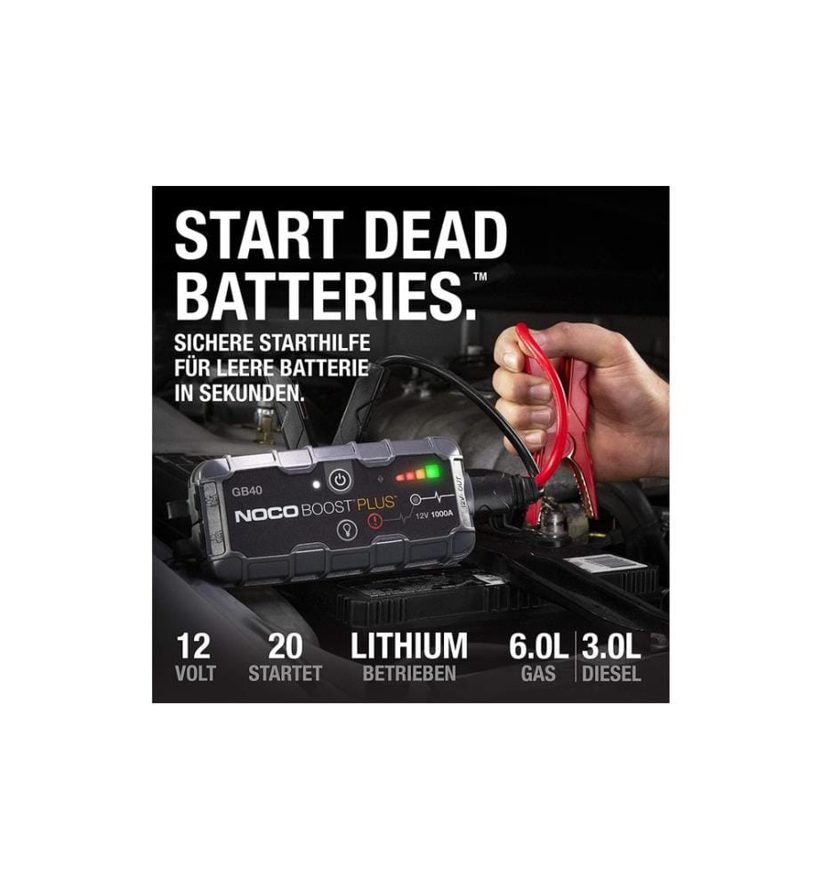 Noco - Starterbatterie mit Ladefunktion GB40 12V 1000A