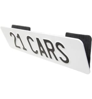 21CARS - Étiquette interchangeable Velcro Mini