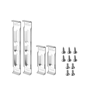 21CARS - Kits de Supports de plaque d'immatriculation Clic, portrait, Transparent