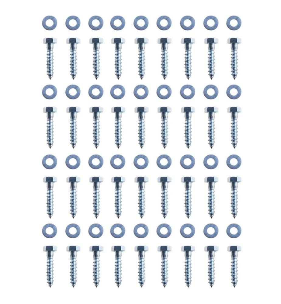 Piquet de sol en forme de L 12 pcs Acier galvanisé 5 x 5 x 50cm