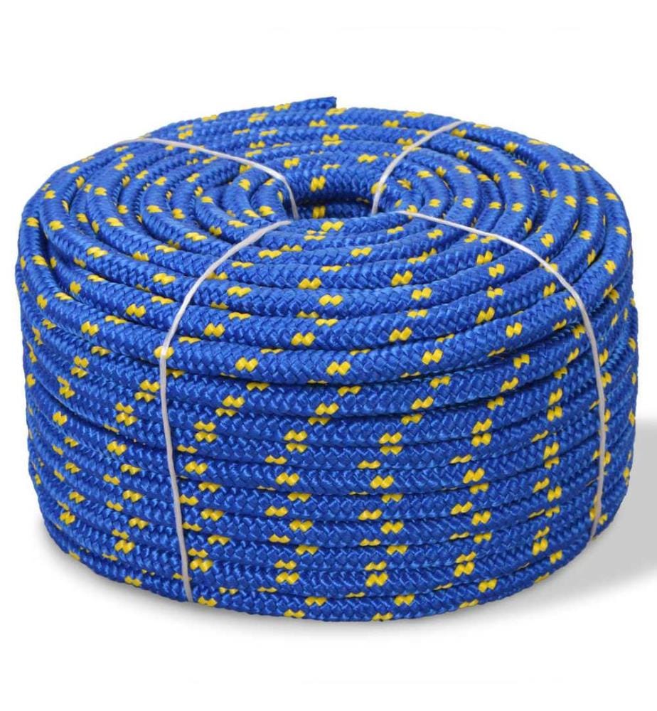 Bootsseil Polypropylen 6 mm 500 m Blau