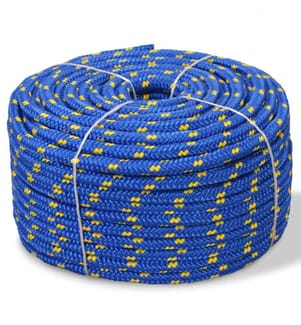 Bootsseil Polypropylen 6 mm 500 m Blau