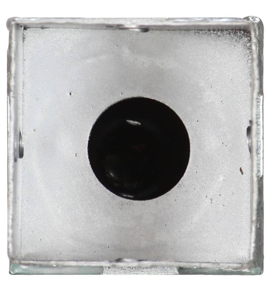 Erdspiesse 6 Stk. Silbern 8×8×57 cm Verzinkter Stahl