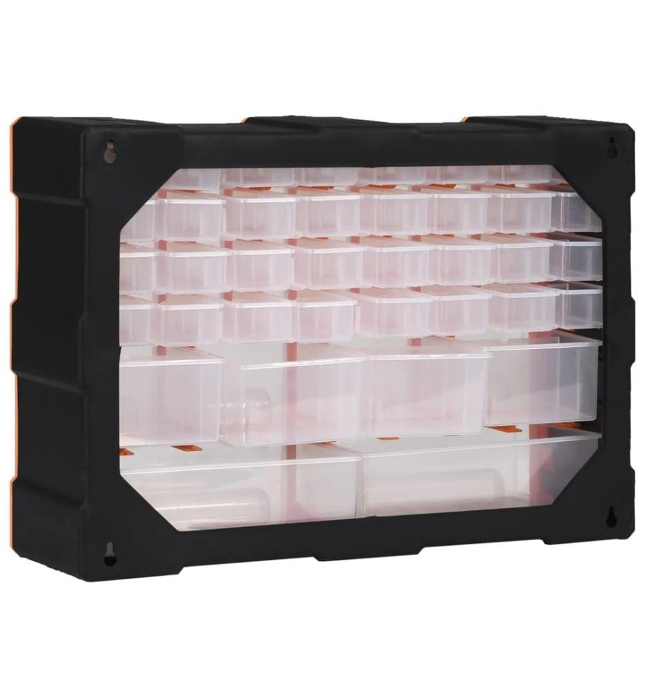 Multi-Schubladen-Organizer mit 38 Schubladen 52x16x37,5 cm