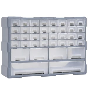 Multi-Schubladen-Organizer mit 38 Schubladen 52x16x37,5 cm