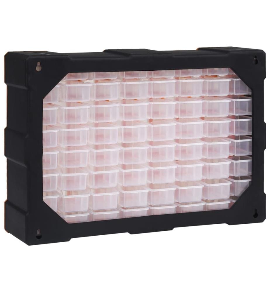 Multi-Schubladen-Organizer mit 64 Schubladen 52x16x37,5 cm