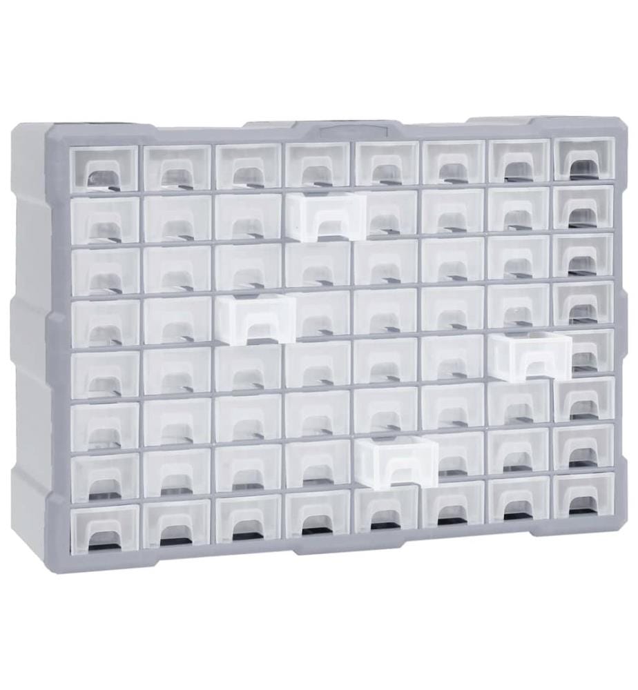 Multi-Schubladen-Organizer mit 64 Schubladen 52x16x37,5 cm