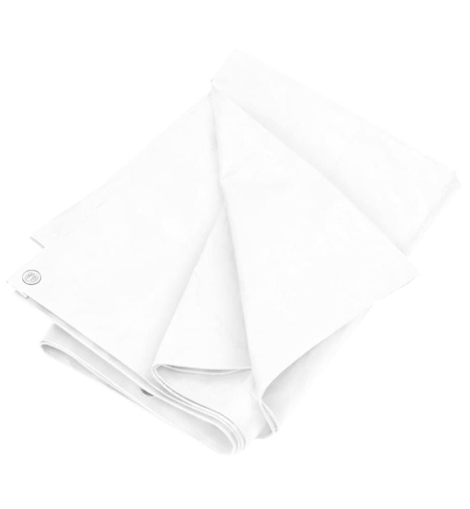 Abdeckplane 180 g/m² 6x6 m Weiss HDPE