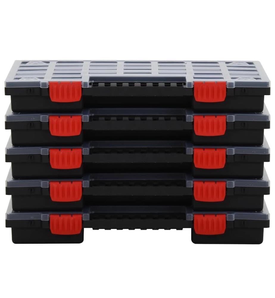 Boîtes d'assortiment 5 pcs 40x30x5 cm Polypropylène