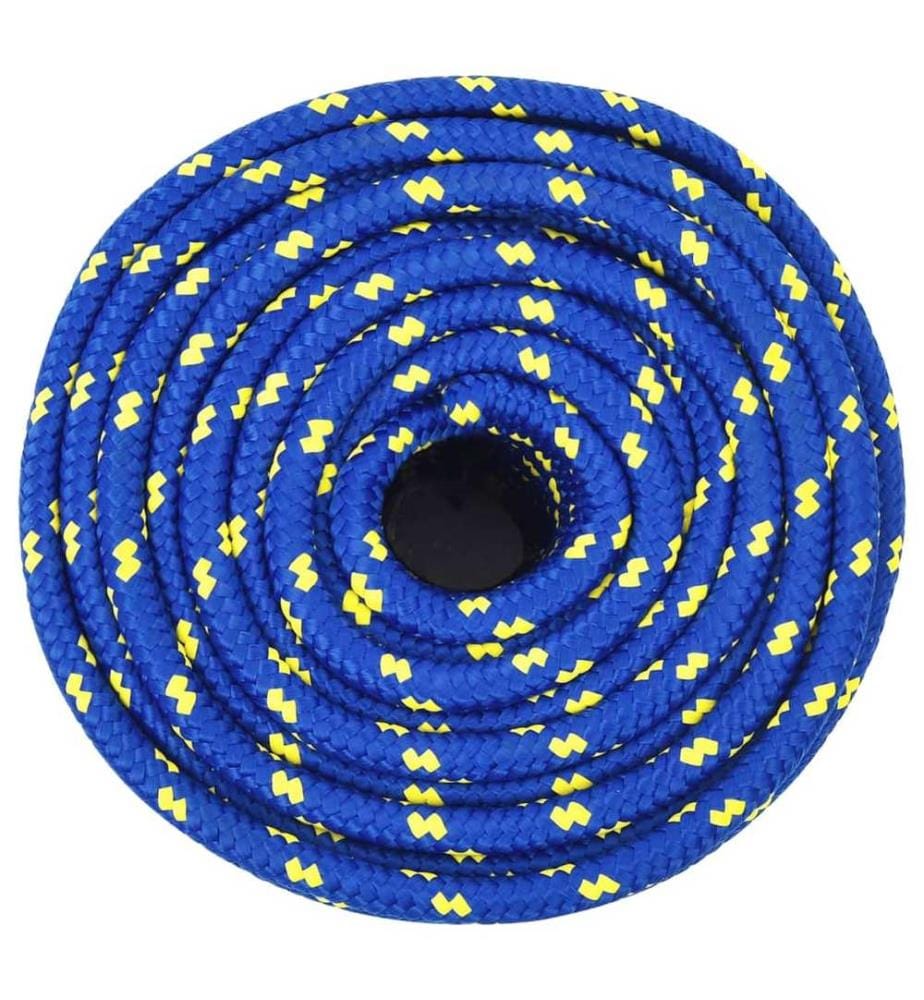 Corde de bateau Bleu 14 mm 100 m Polypropylène