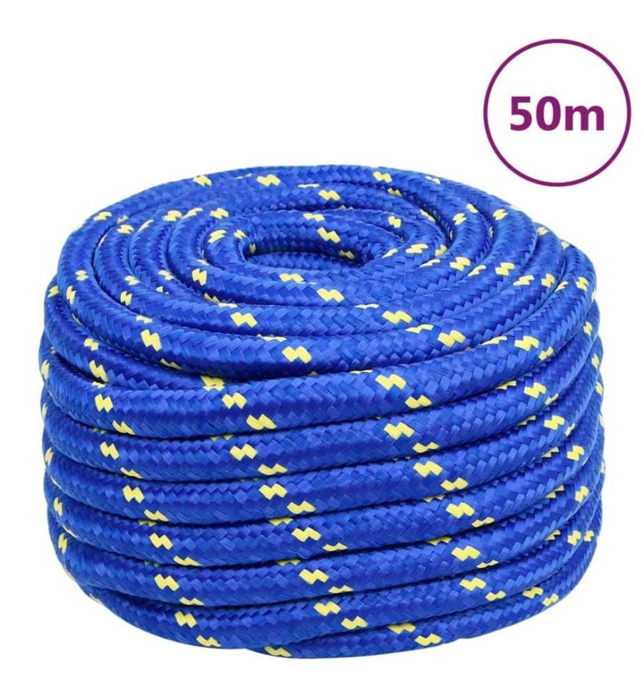 Corde de bateau Bleu 20 mm 50 m Polypropylène