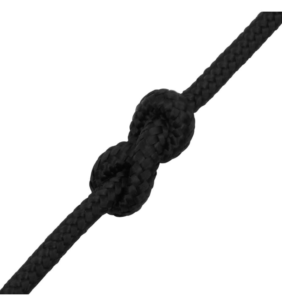 Corde de bateau Noir complet 10 mm 250 m polypropylène