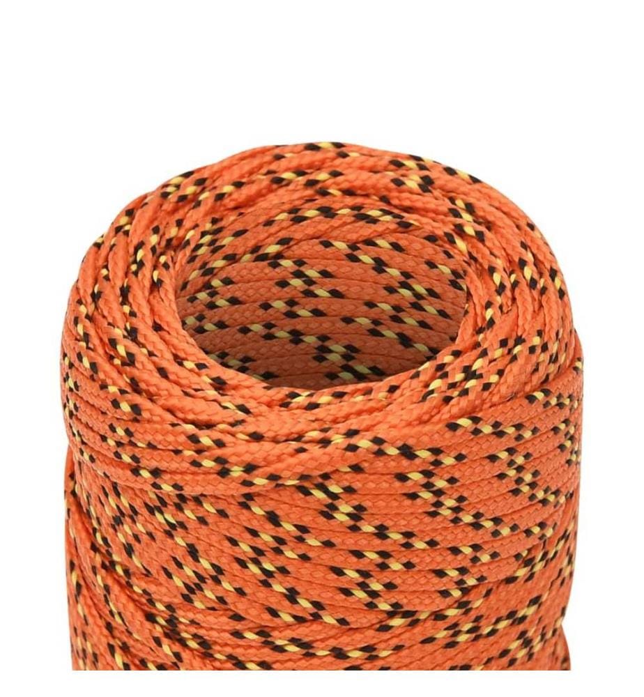 Bootsseil Orange 2 mm 100 m Polypropylen