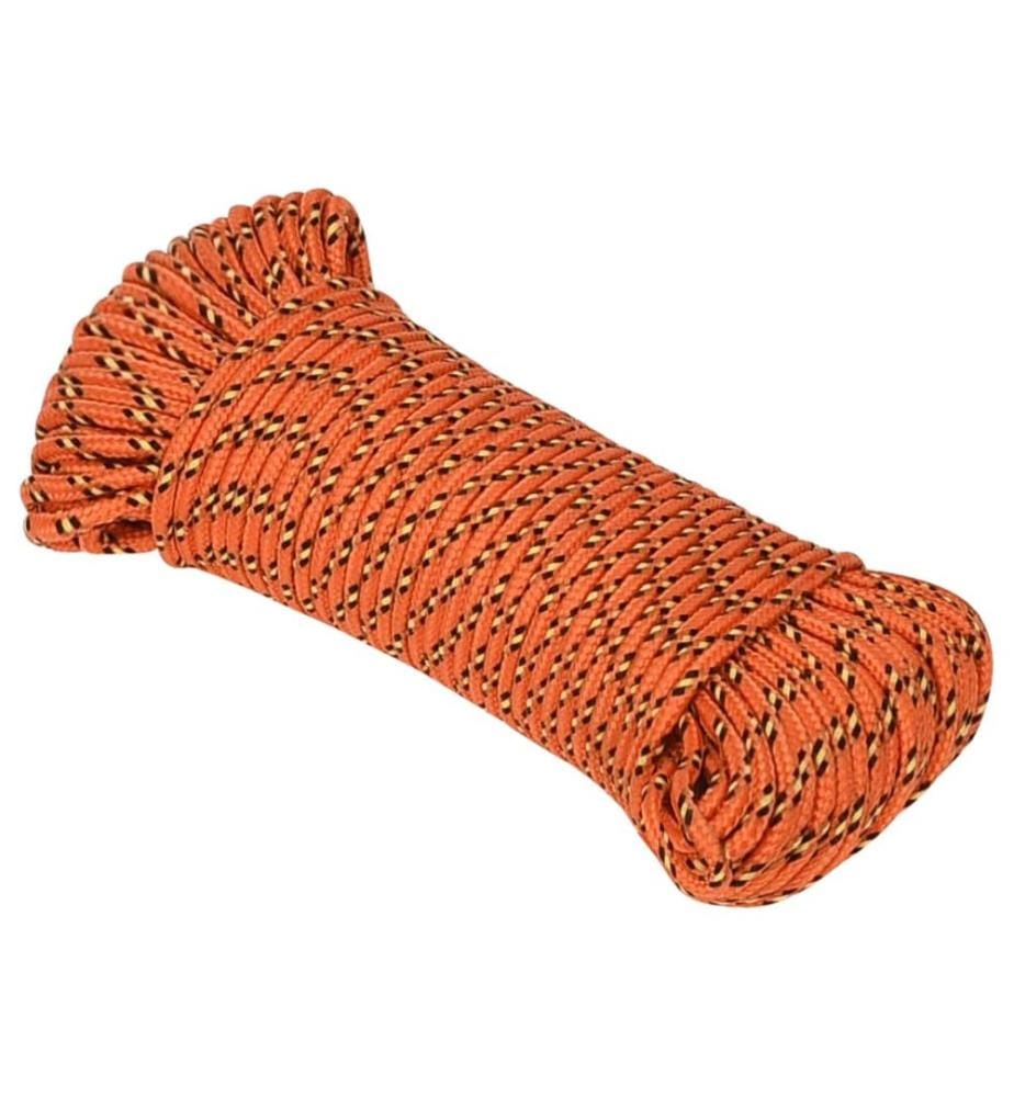 Bootsseil Orange 4 mm 100 m Polypropylen