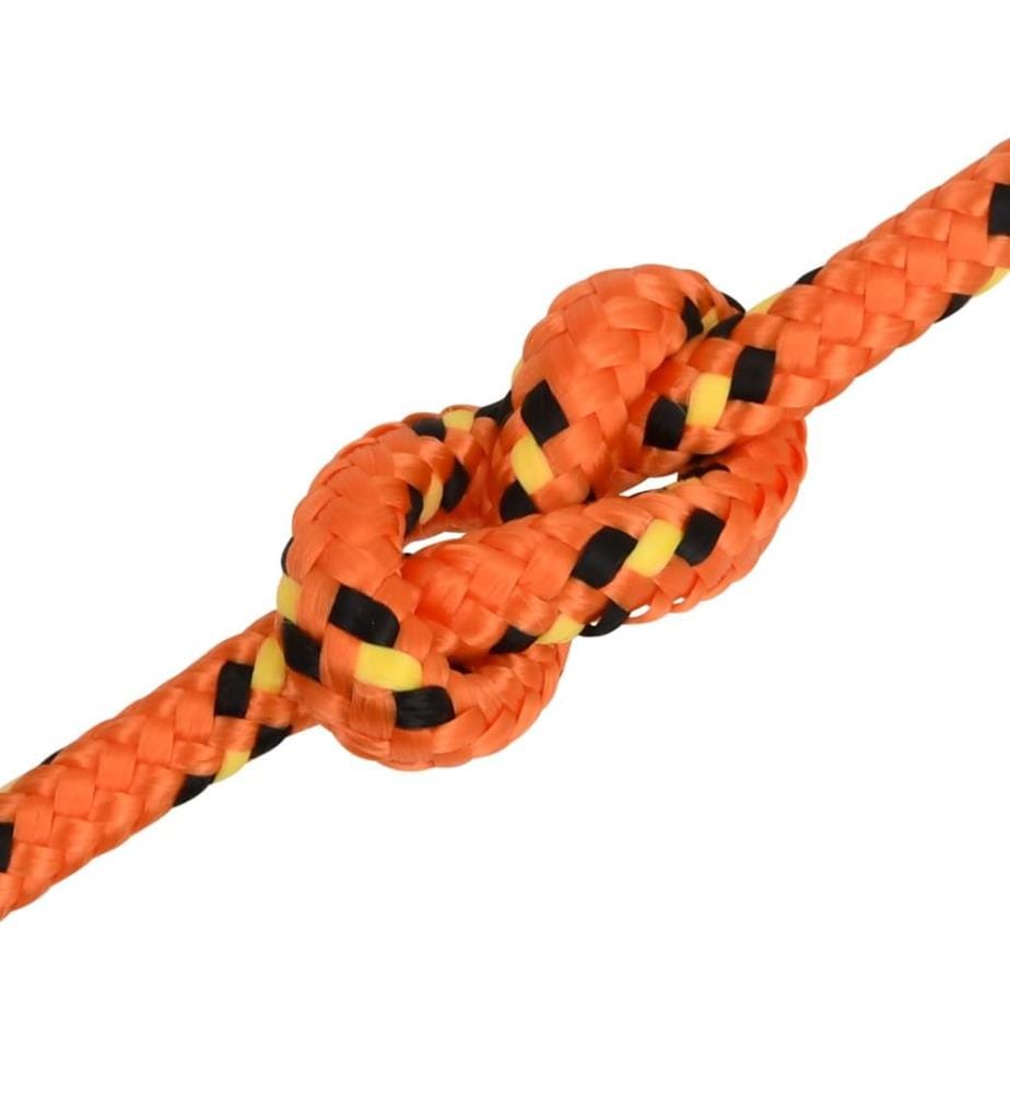 Bootsseil Orange 8 mm 100 m Polypropylen