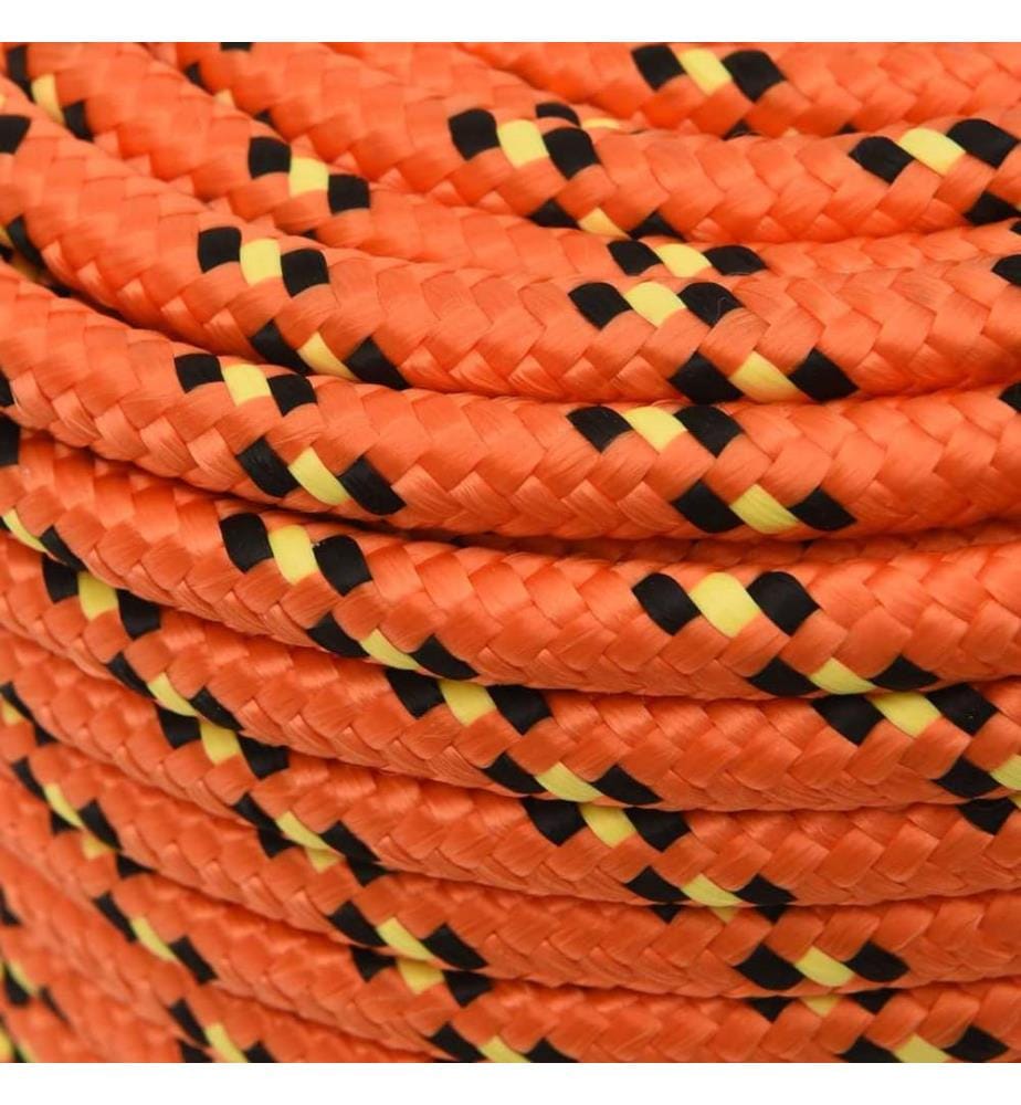 Bootsseil Orange 12 mm 50 m Polypropylen