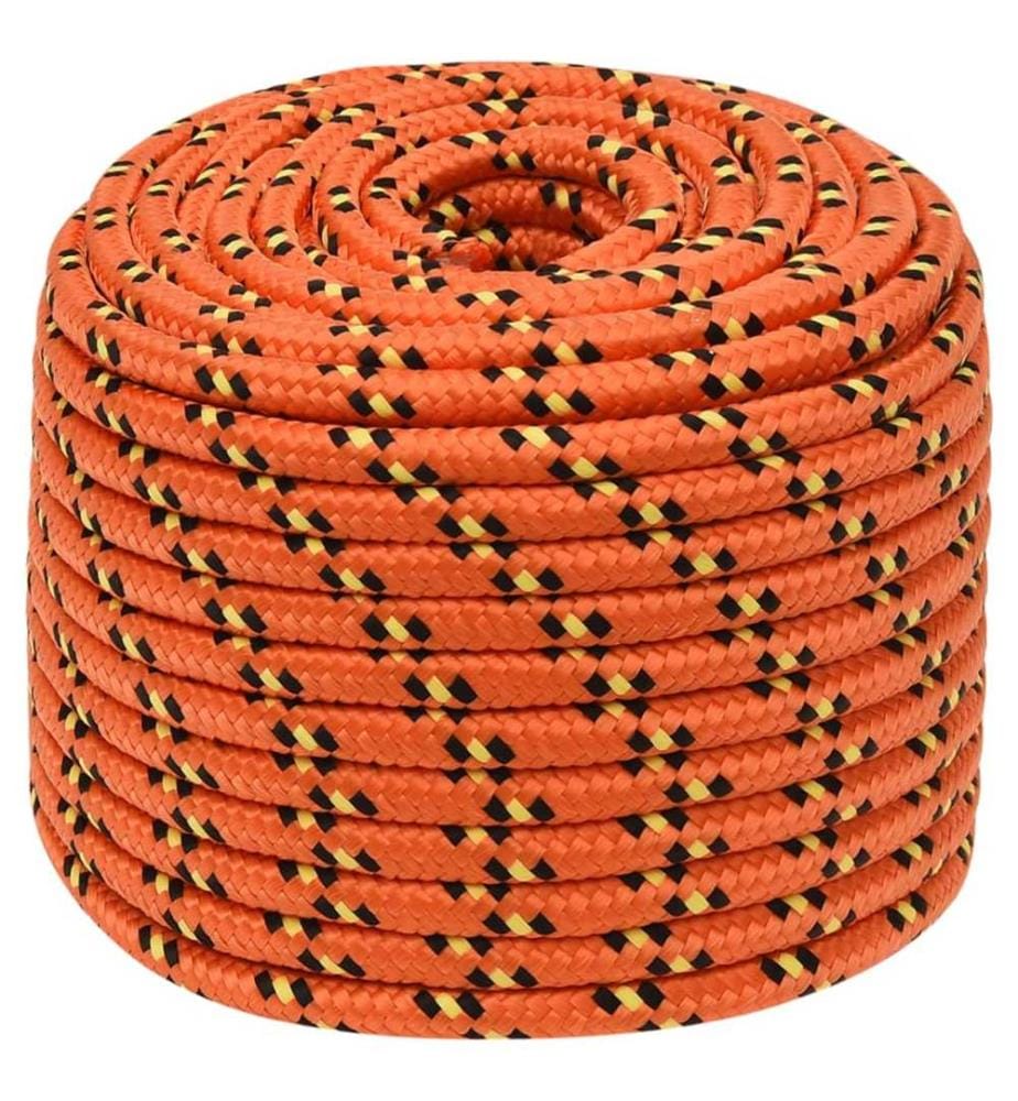 Bootsseil Orange 12 mm 100 m Polypropylen