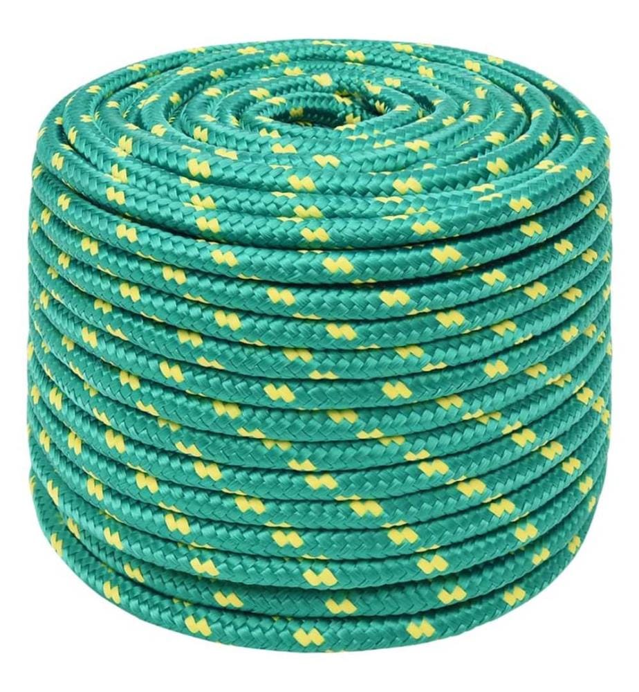 Corde de bateau Vert 12 mm 250 m Polypropylène