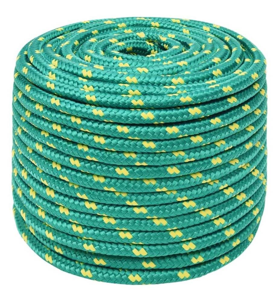 Corde de bateau Vert 14 mm 25 m Polypropylène