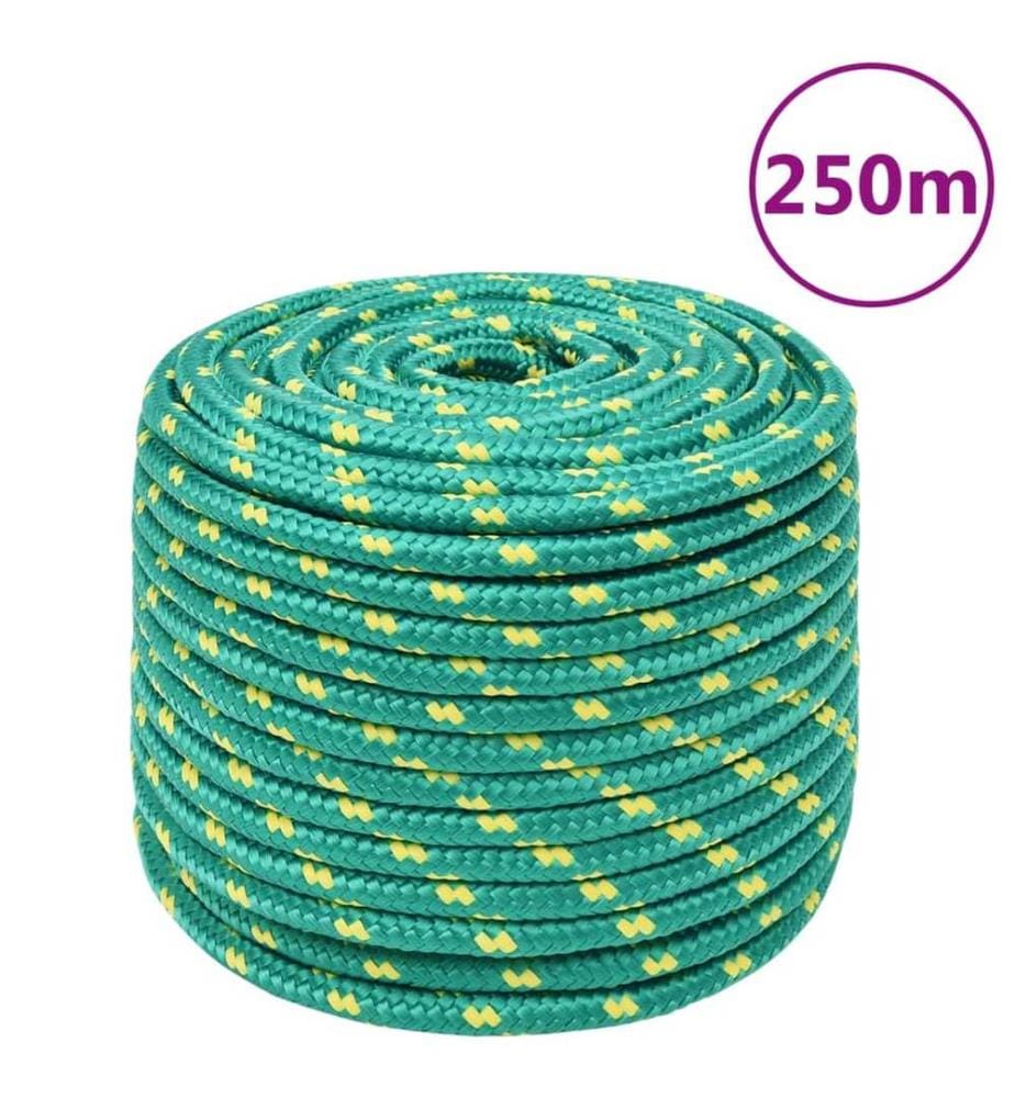 Corde de bateau Vert 14 mm 250 m Polypropylène