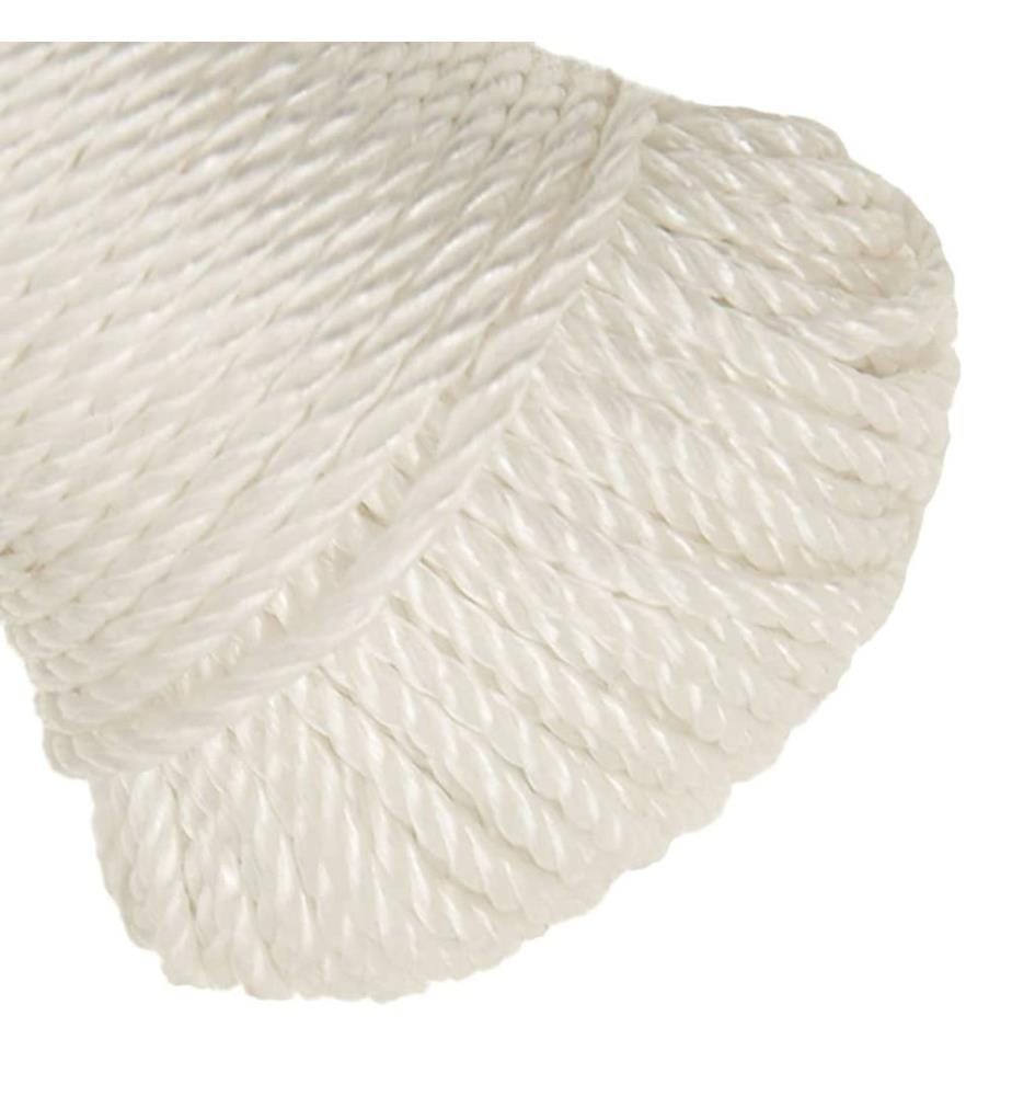 Corde de travail Blanc 6 mm 250 m polypropylène