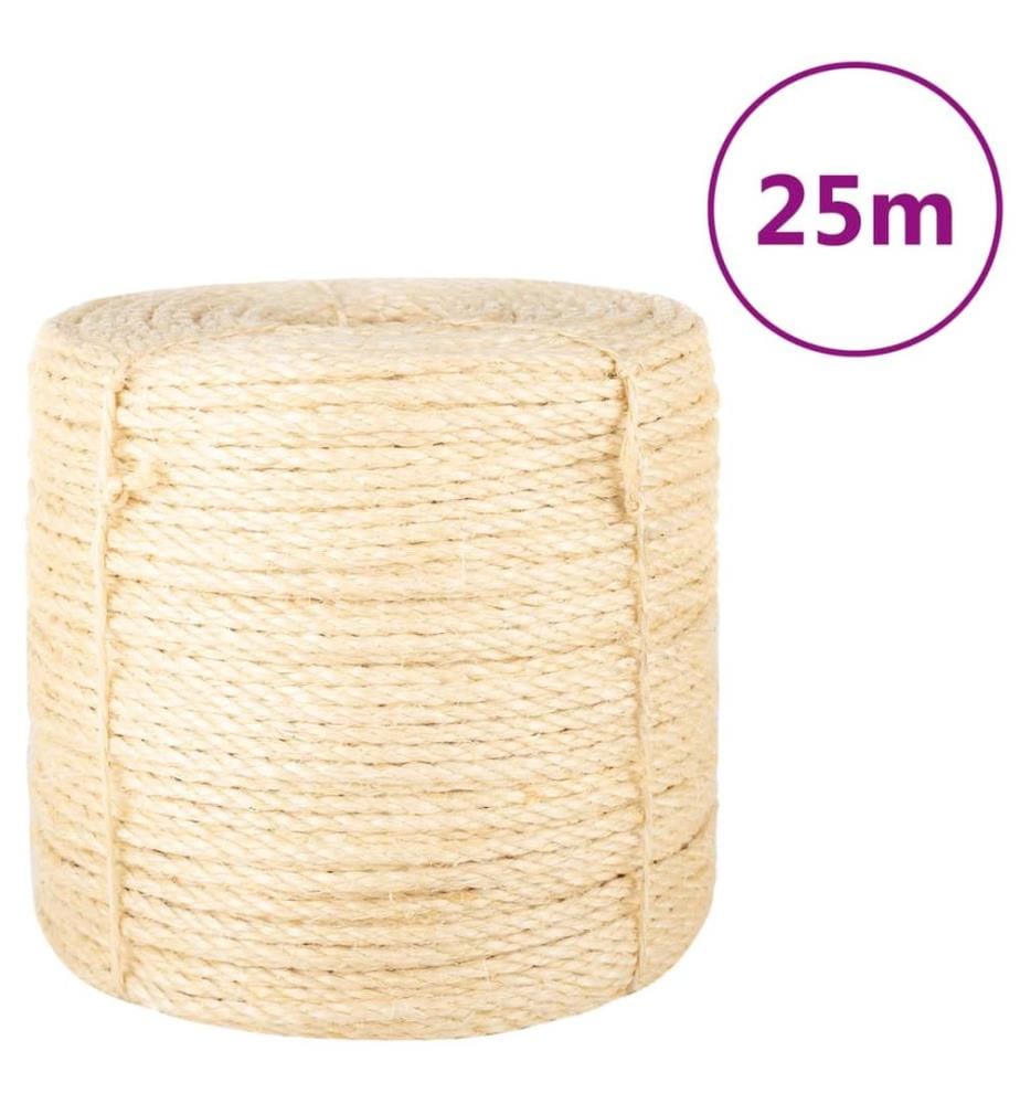 Corde 100 % sisal 6 mm 25 m