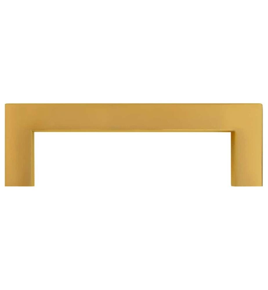 Möbelgriffe 10 Stk. Golden 96 mm Edelstahl