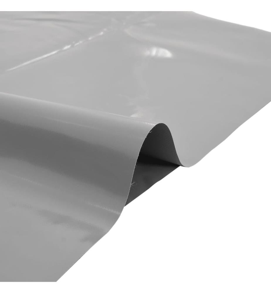 Abdeckplane Grau 1,5x20 m 650 g/m²