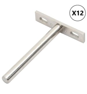 Regalträger Schwebend 12 Stk. Unsichtbar Ø10x100 mm