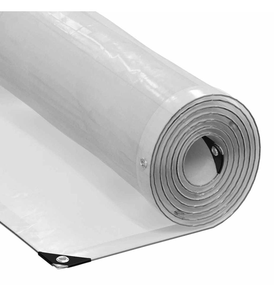 Bâche transparente avec oeillets 4x5 m polyéthylène