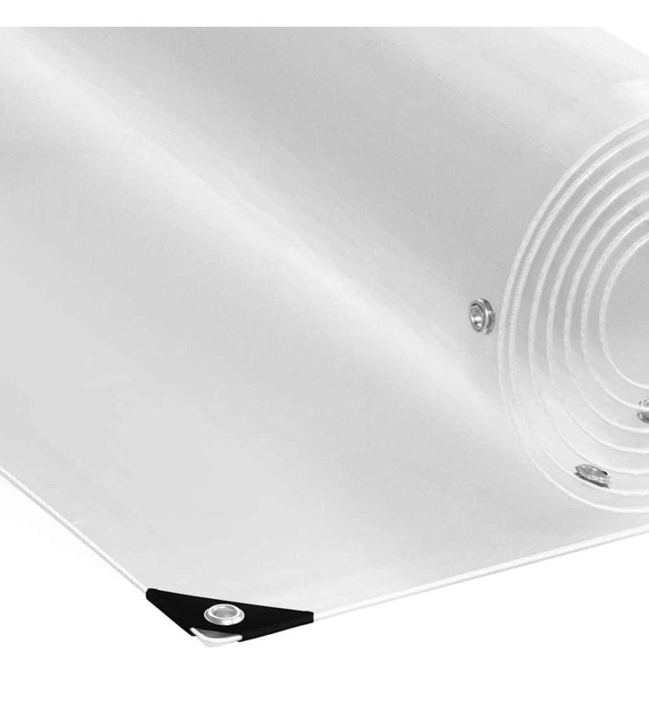 Bâche transparente avec oeillets 1x3 m PVC
