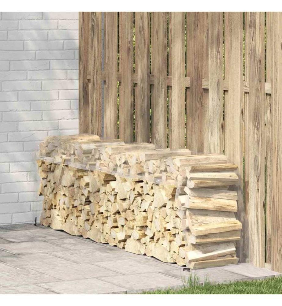 Bâche transparente avec oeillets 1x4 m PVC