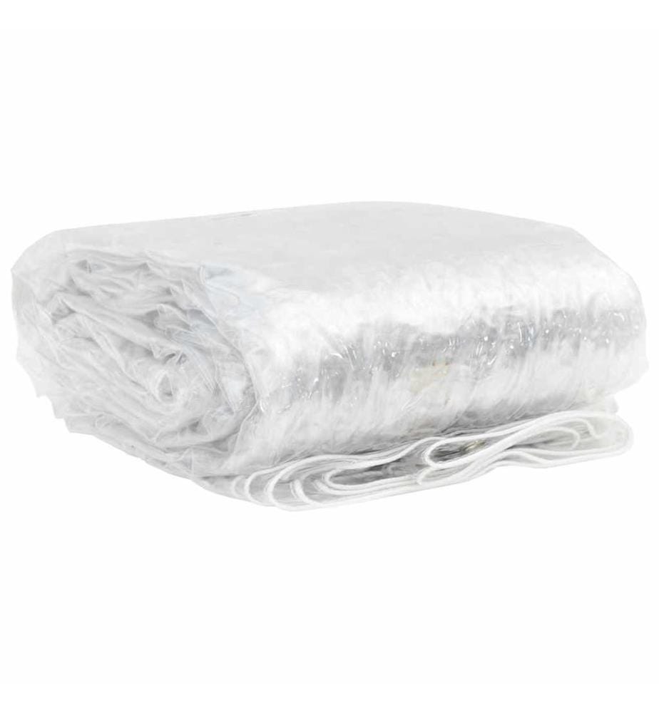Bâche transparente avec oeillets 1x4 m PVC