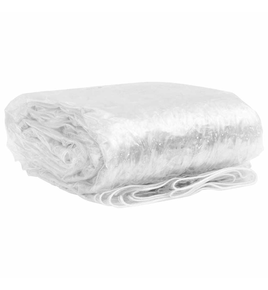 Bâche transparente avec oeillets 1x10 m PVC