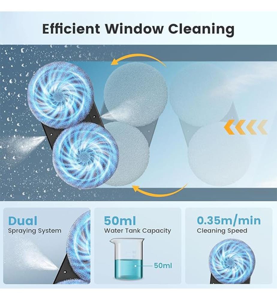 Window Cleaner Robot 5600Pa - White