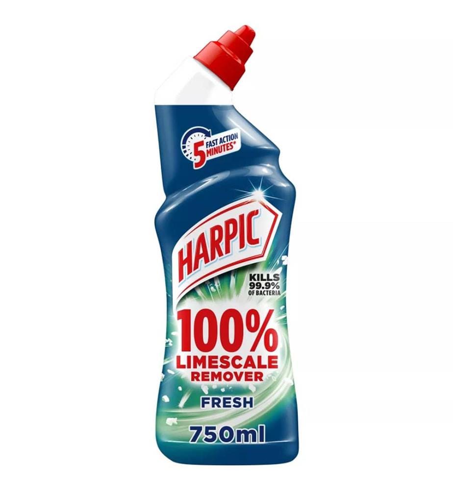 Harpic 100% Detergente per WC senza calcare 750 ml