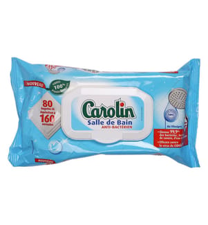 Confezione da 5 salviette detergenti - 80 salviette XL per il bagno - 5 confezioni