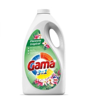 3-Pack of Liquid Laundry Detergent - 90 Washes, Floresta Tropical - 3 x 4.05 L