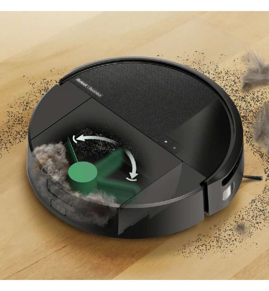 Robot aspirateur-laveur intelligent Roomba 205 DustCompactor™ - Noir & Gris