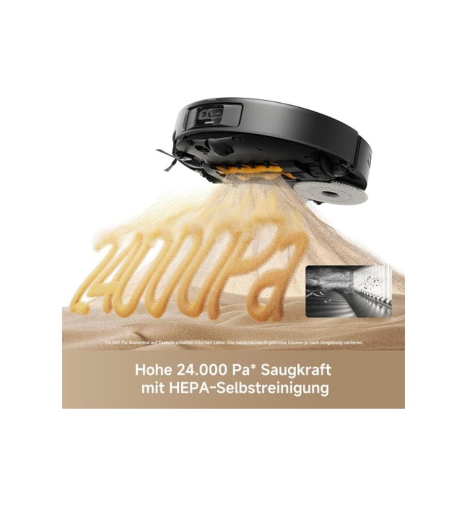 Aspirateur Robot P50S Ultra avec Station de Lavage - Noir