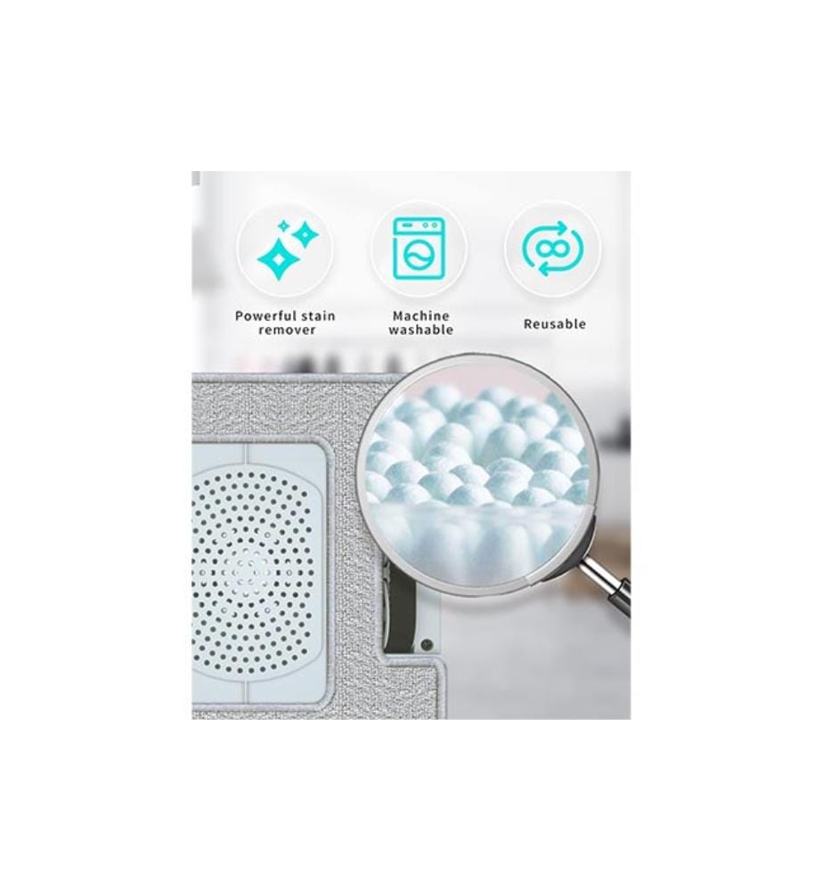 Pack of 6 Microfiber Cloths for Window Cleaning Robot W7