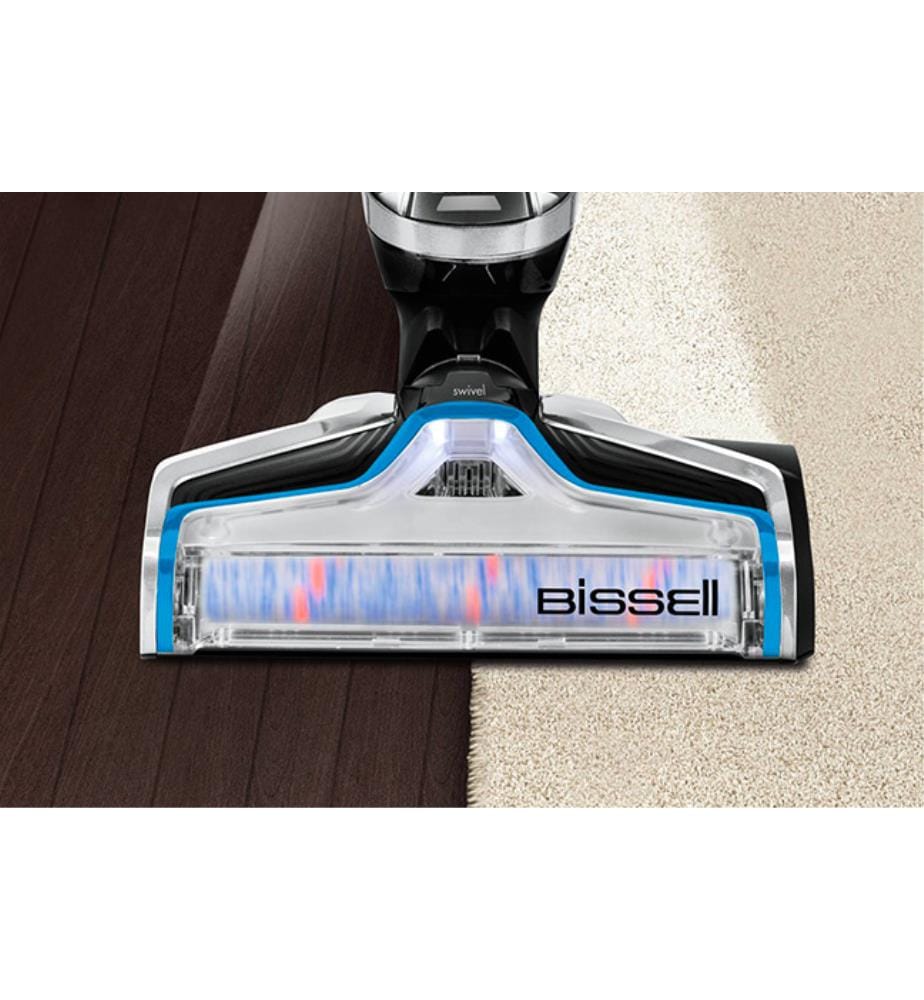 Aspirateur Balai CrossWave® Pet Pro - Noir, Argenté et Bleu
