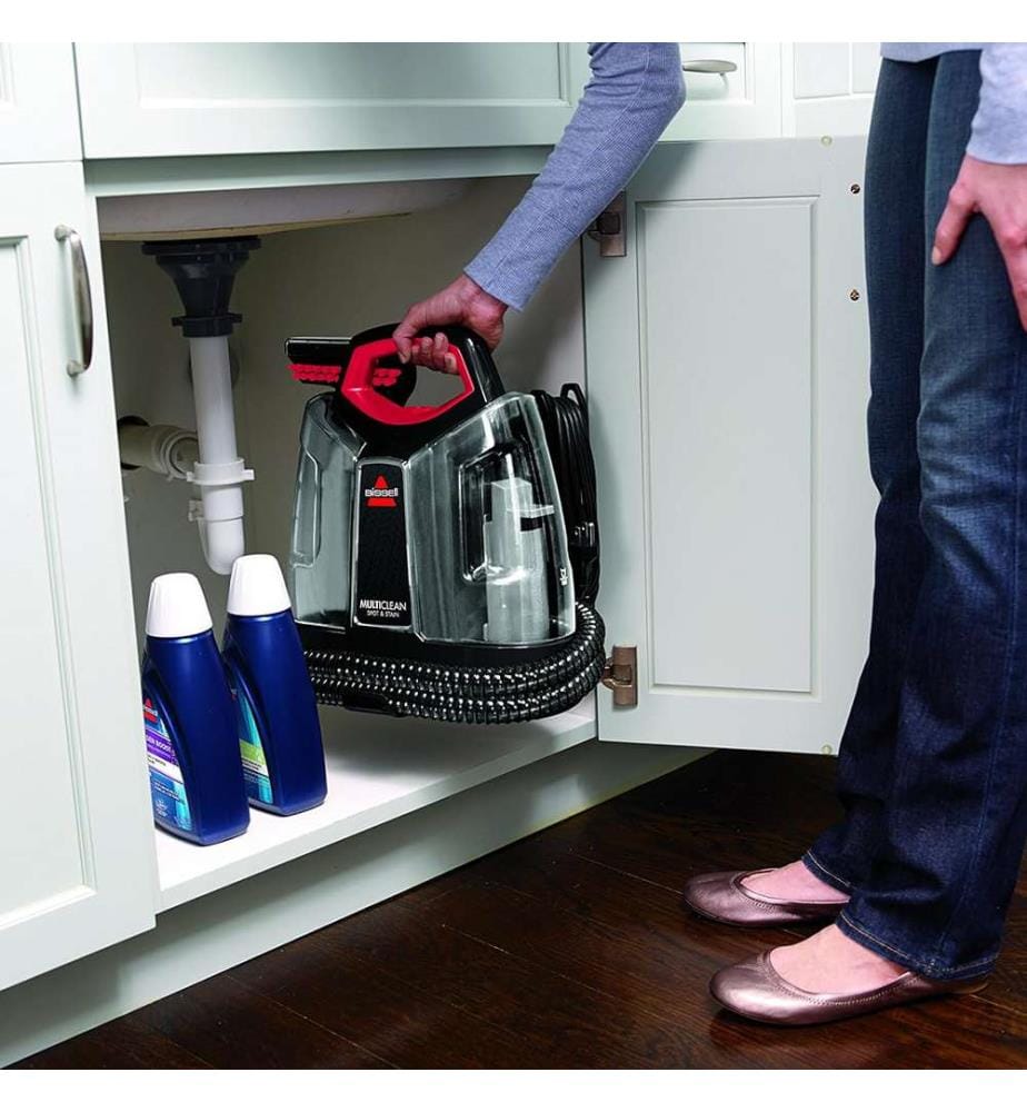 Pulitore Portatile per Macchie MultiClean Spot & Stain - Nero e Rosso