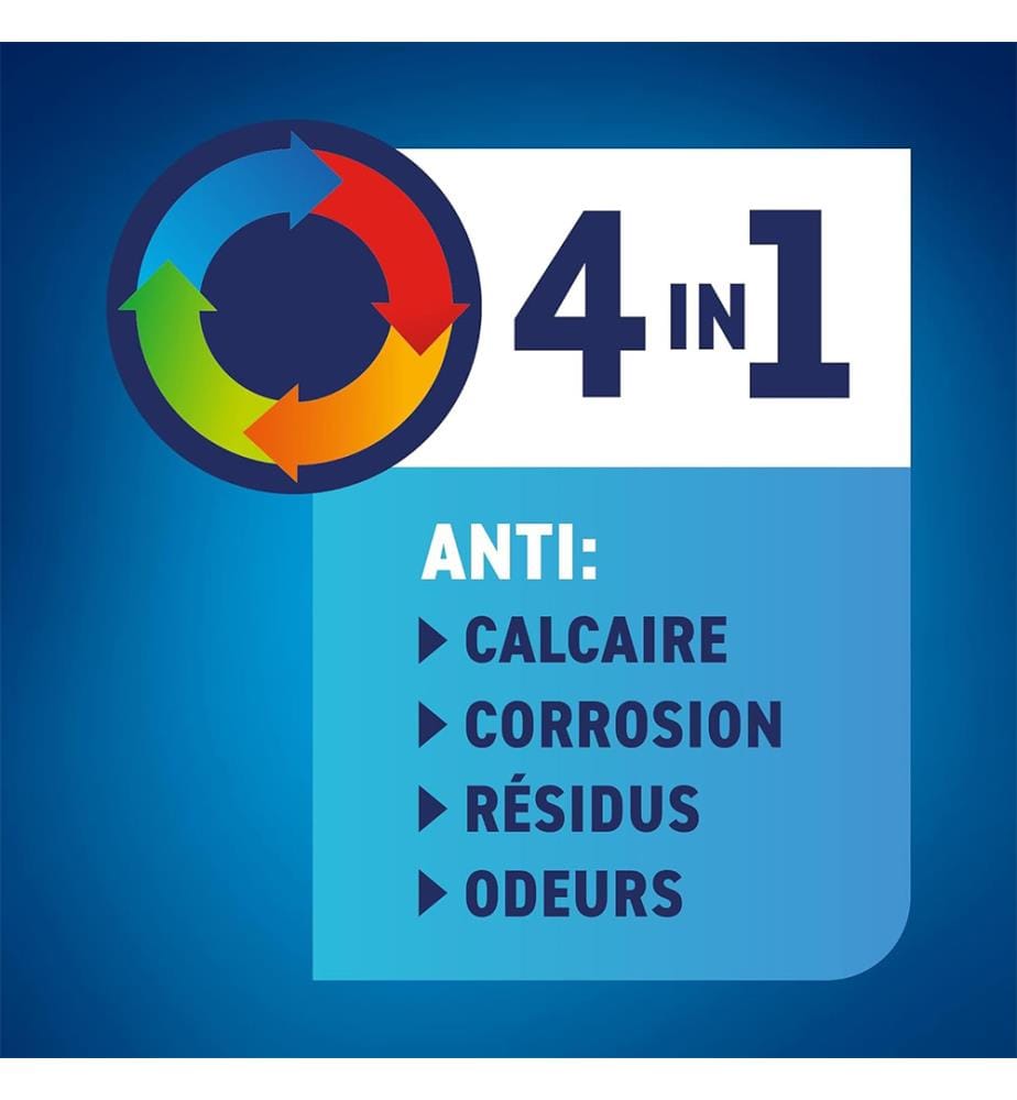 Pack de 2 détergents en poudre 4In1 pour machines 2Kg