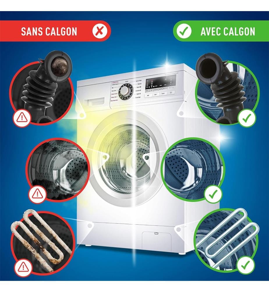 Pack de 2 détergents en poudre 4In1 pour machines 2Kg