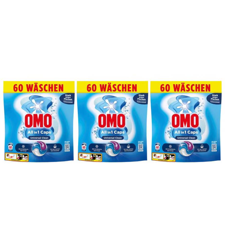 Laundry Capsules Universal Clean - 3 x 60 g