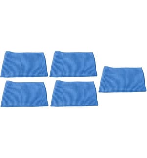 Mikrofaser-Reinigungstuch 5 Stück, Blau