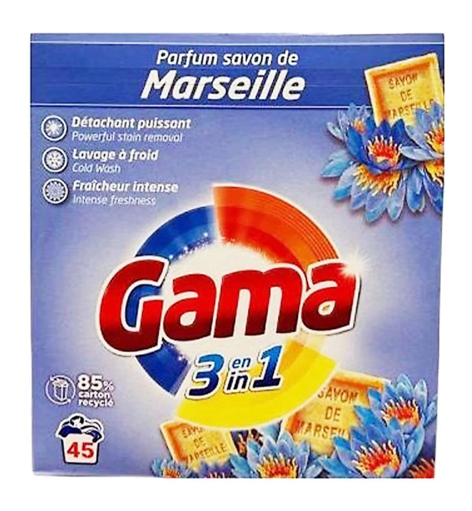 Lessive Poudre 3-en-1 Marseille - 5,775 kg (105 Lavages)