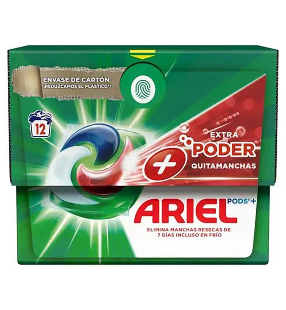 Confezione da 4 capsule di detersivo Ariel All In One Pods Regular Washed